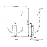 Бра Feiss Brianna FE-BRIANNA2-BB от ImperiumLoft
