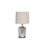 Лампа настольная серебристая (кремовый абажур) 22-88237 от ImperiumLoft