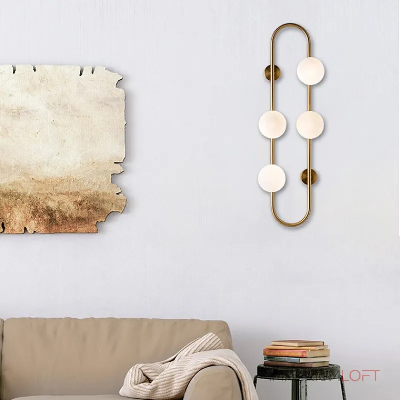 Настенное бра HOOP WALL H77 Gold от ImperiumLoft