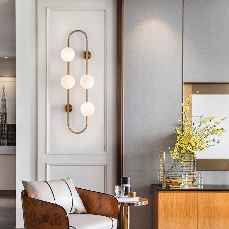 Настенное бра HOOP WALL H77 Gold от ImperiumLoft