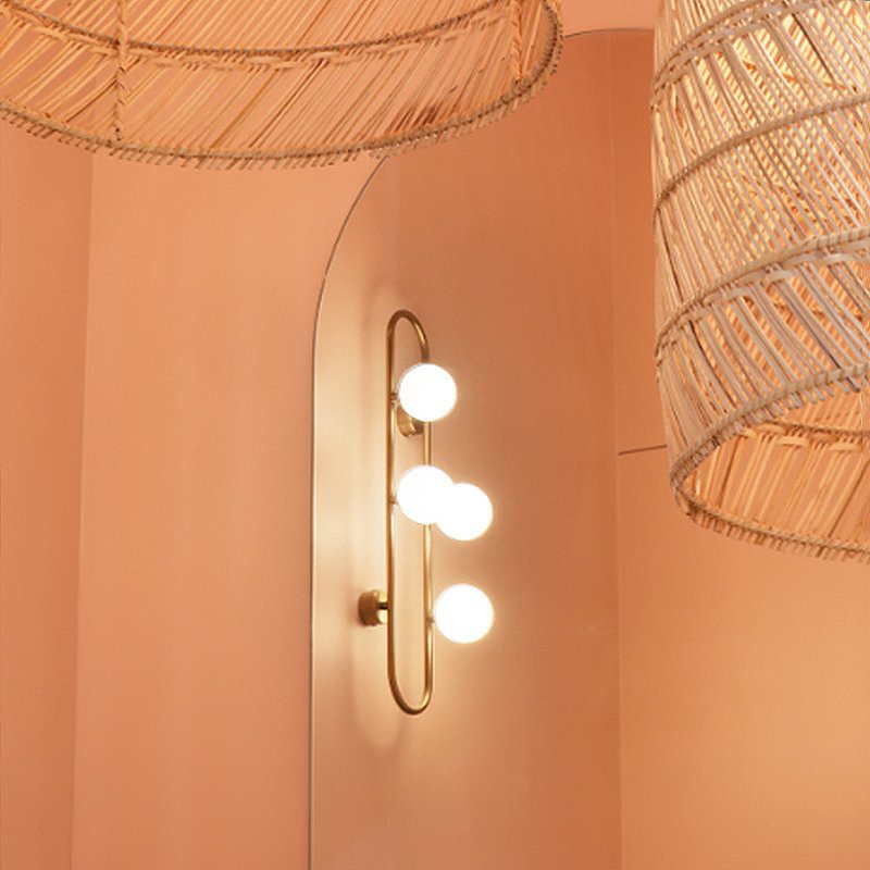 Настенное бра HOOP WALL H77 Gold от ImperiumLoft