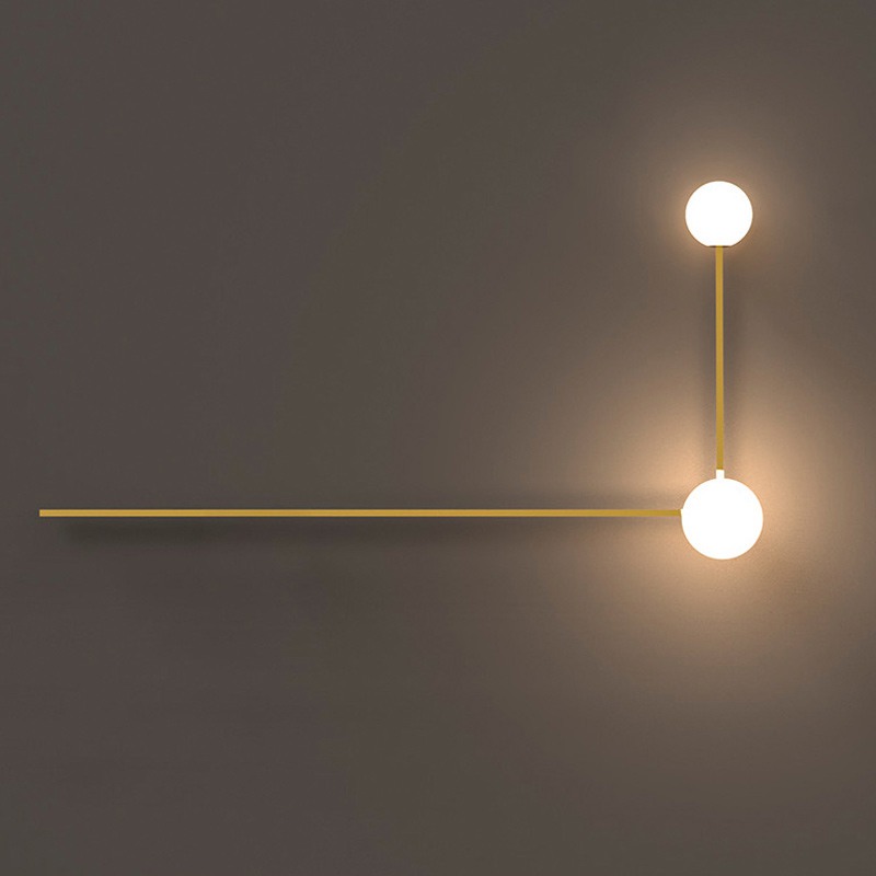 Настенный светильник LINES 2 Gold от ImperiumLoft