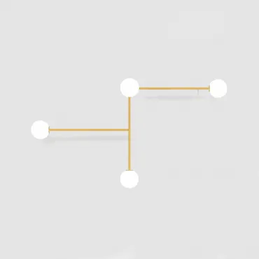 Настенный светильник LINES 4 Gold