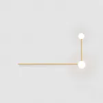 Настенный светильник LINES 2 Gold от ImperiumLoft