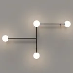 Настенный светильник LINES 4 Black от ImperiumLoft