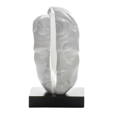 Статуэтка Лицо мужчины (цвет белый) E2821