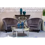 Стол зеркальный круглый низкий KFC247 от ImperiumLOFT от ImperiumLoft