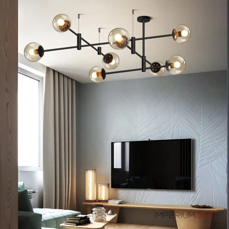 Люстра на штанге GAP золото