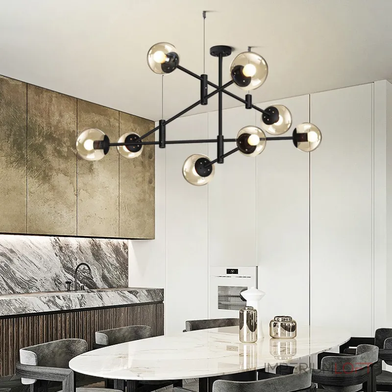 Люстра на штанге GAP золото