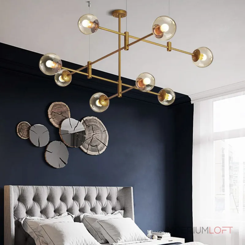 Люстра на штанге GAP золото