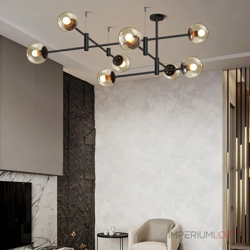 Люстра на штанге GAP золото