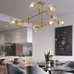 Люстра на штанге GAP золото