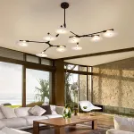 Люстра на штанге DISCS D155 Black