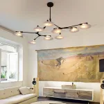 Люстра на штанге DISCS D155 Black