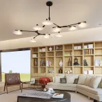 Люстра на штанге DISCS D155 Black