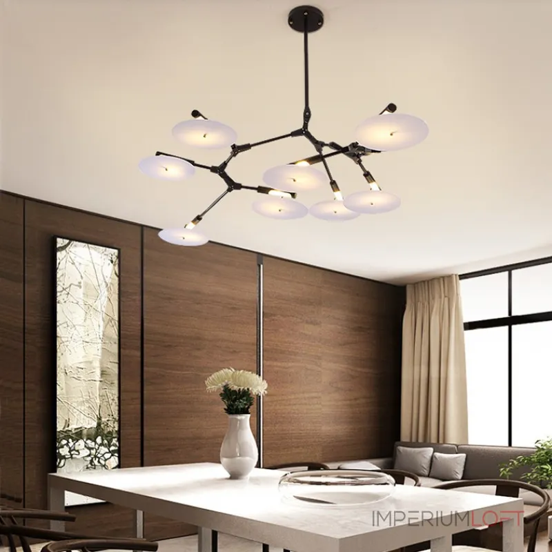 Люстра на штанге DISCS D155 Black