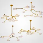 Люстра на штанге DISCS D155 Black