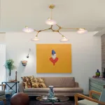 Люстра на штанге DISCS D155 Black