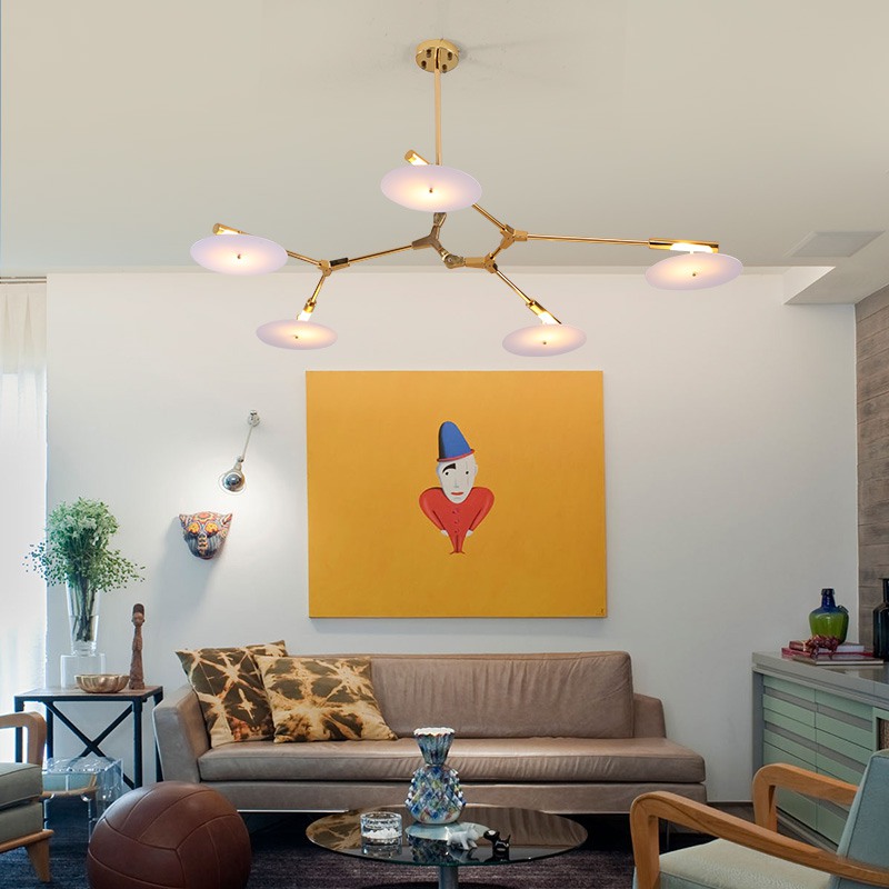 Люстра на штанге DISCS D155 Black