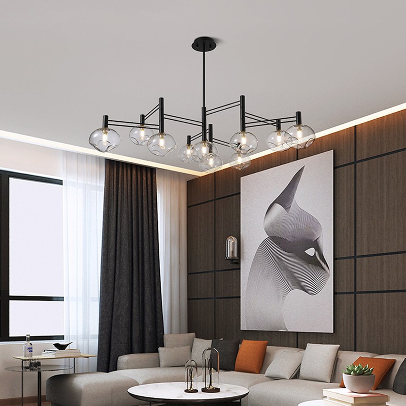 Люстра на штанге TEMPER L10 Black