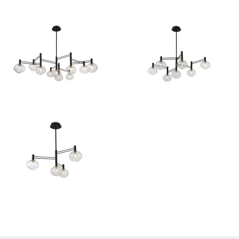 Люстра на штанге TEMPER L10 Black