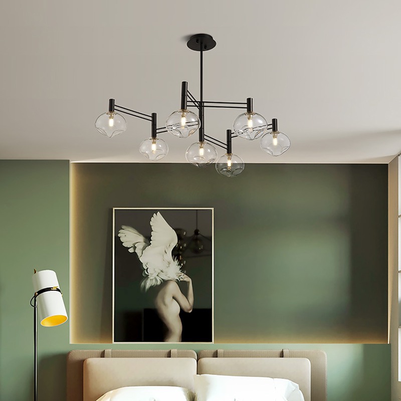 Люстра на штанге TEMPER L10 Black