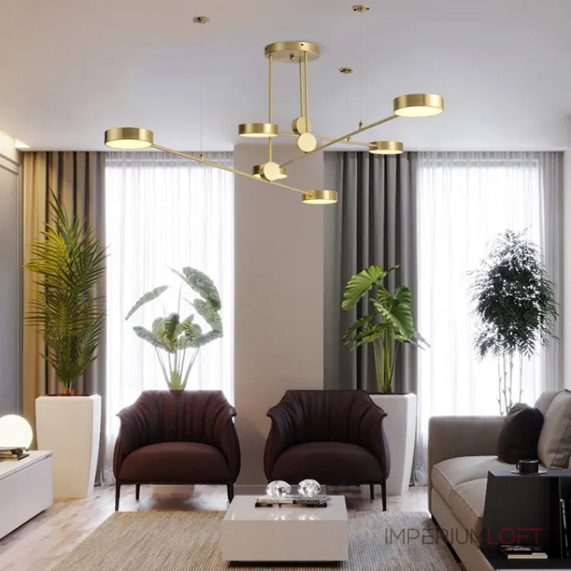 Люстра на штанге TECHNUM LED GOLD