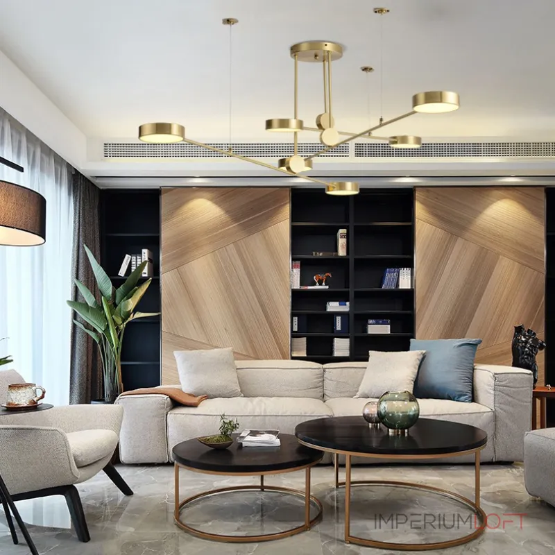 Люстра на штанге TECHNUM LED GOLD