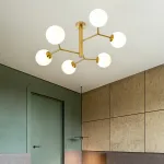 Потолочная люстра TWIGGY D106 Gold