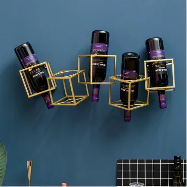 Дизайнерский настенный декор подставка для бутылок LaLume-KKK00107