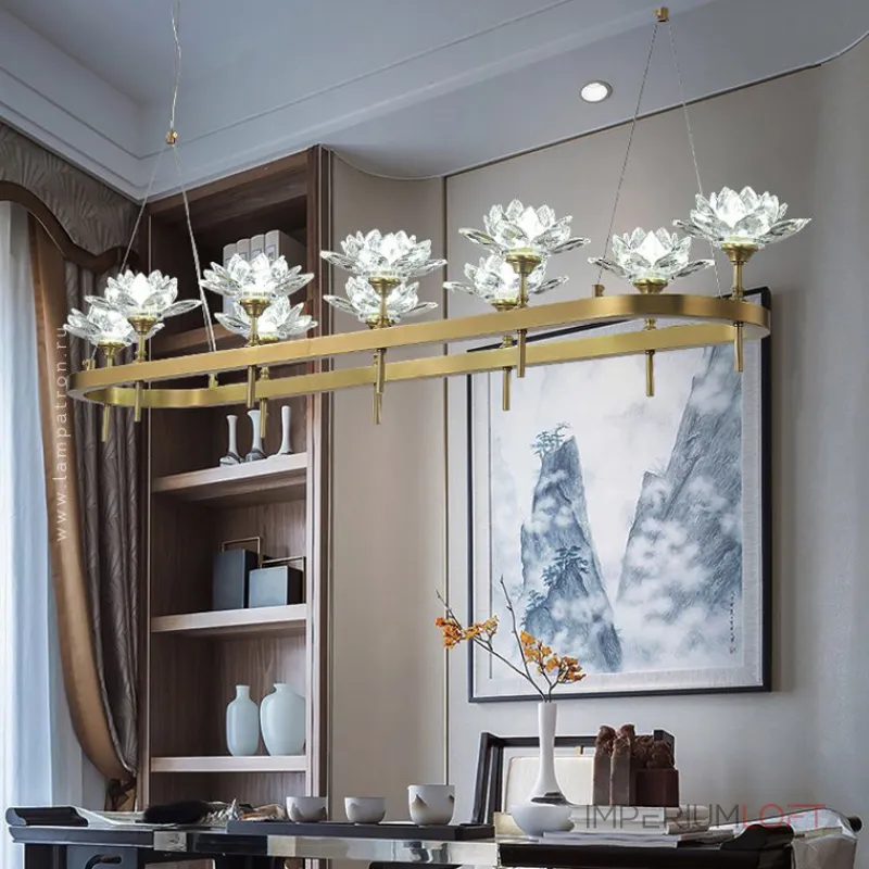 Подвесная люстра LOTOS LONG 10 от ImperiumLoft Подвесная люстра LOTOS LONG 10 от ImperiumLoft
