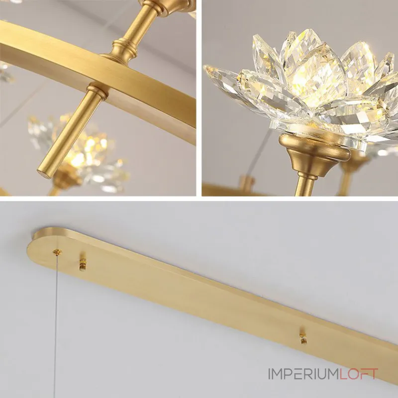 Подвесная люстра LOTOS LONG 8 от ImperiumLoft