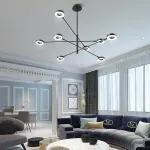 Люстра на штанге ATISSA S 6 D115 White