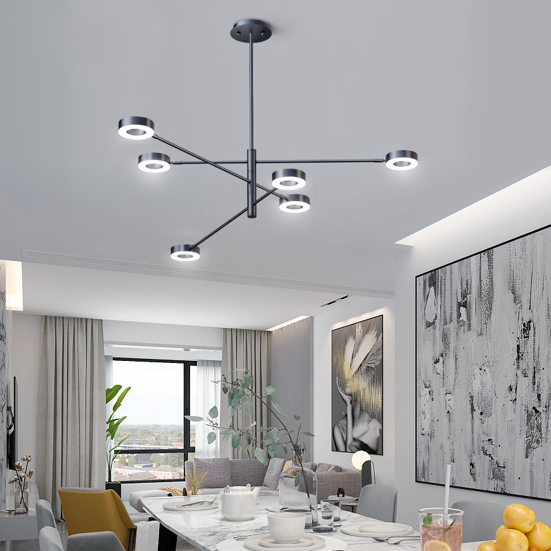 Люстра на штанге ATISSA S 6 D115 White Люстра на штанге ATISSA S 6 D115 White