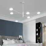 Люстра на штанге ATISSA S 6 D115 White