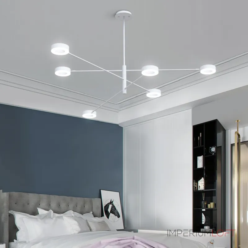 Люстра на штанге ATISSA S 6 D115 White Люстра на штанге ATISSA S 6 D115 White