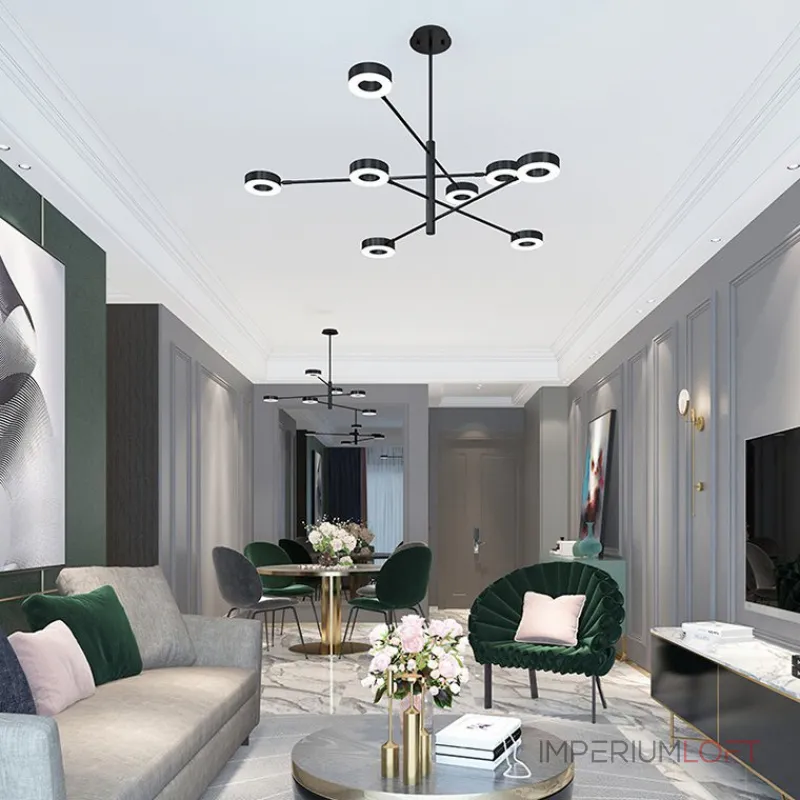 Люстра на штанге ATISSA S 6 D115 White Люстра на штанге ATISSA S 6 D115 White