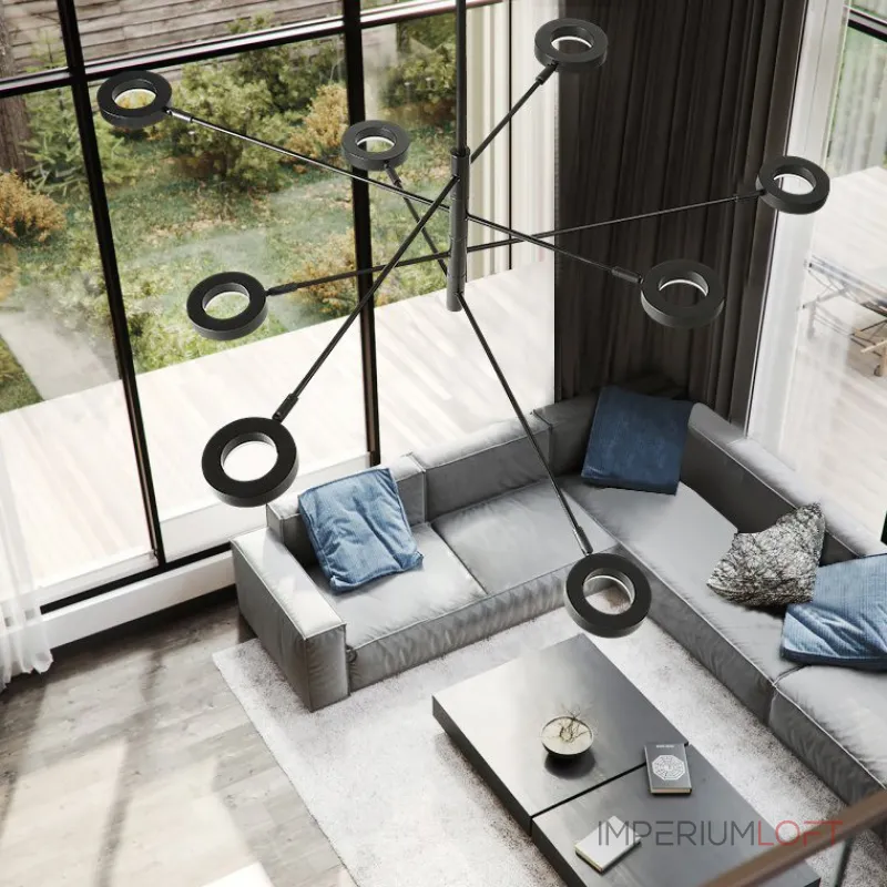 Люстра на штанге ATISSA S 6 D115 White Люстра на штанге ATISSA S 6 D115 White