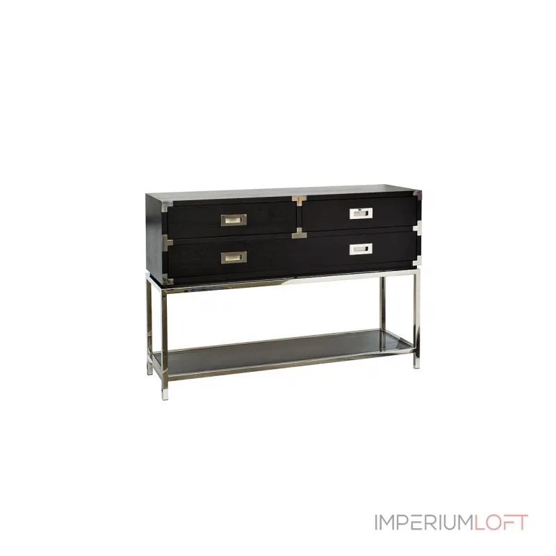 Консоль черная с ящиками 46AS-CT4116-BL от ImperiumLoft