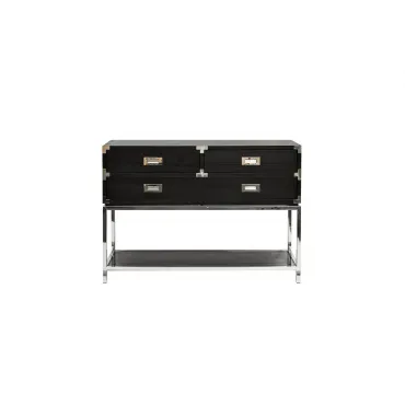 Консоль черная с ящиками 46AS-CT4116-BL Консоль черная с ящиками 46AS-CT4116-BL