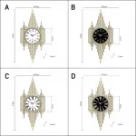 Дизайнерский настенный декор часы LaLume-KKK00305 от ImperiumLoft