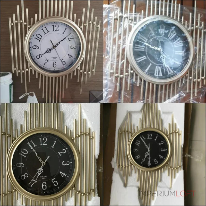 Дизайнерский настенный декор часы LaLume-KKK00305 от ImperiumLoft