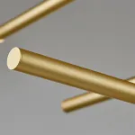 Люстра на штанге TRAVERSE H90 Gold