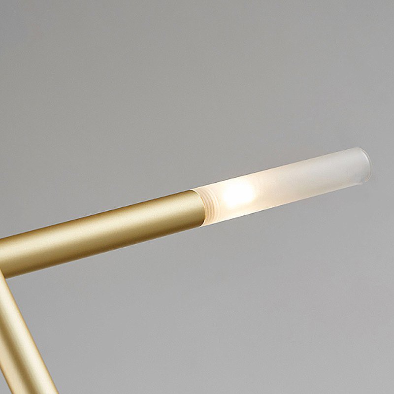 Люстра на штанге TRAVERSE H90 Gold