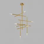 Люстра на штанге TRAVERSE H105 Gold