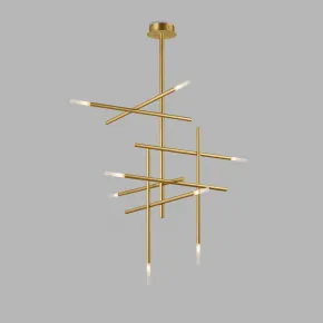 Люстра на штанге TRAVERSE H105 Gold