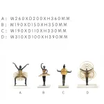 Дизайнерская скульптура балерины LaLume-SKT00168  от ImperiumLoft