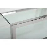 Консоль со стеклом (цвет хром) GY-CST8005 от ImperiumLoft