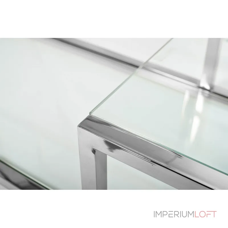 Консоль со стеклом (цвет хром) GY-CST8005 от ImperiumLoft