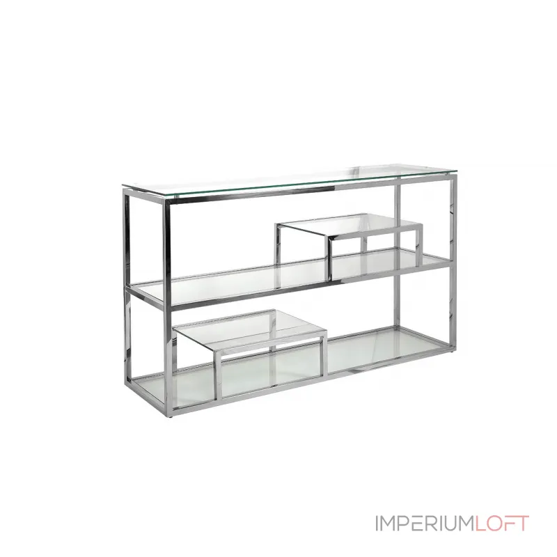 Консоль со стеклом (цвет хром) GY-CST8005 от ImperiumLoft